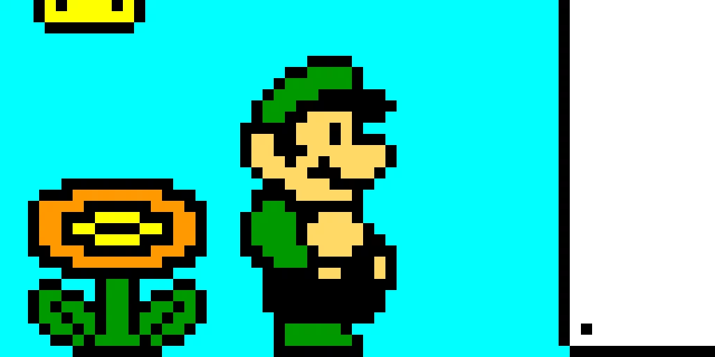 luigi with background from mario 3