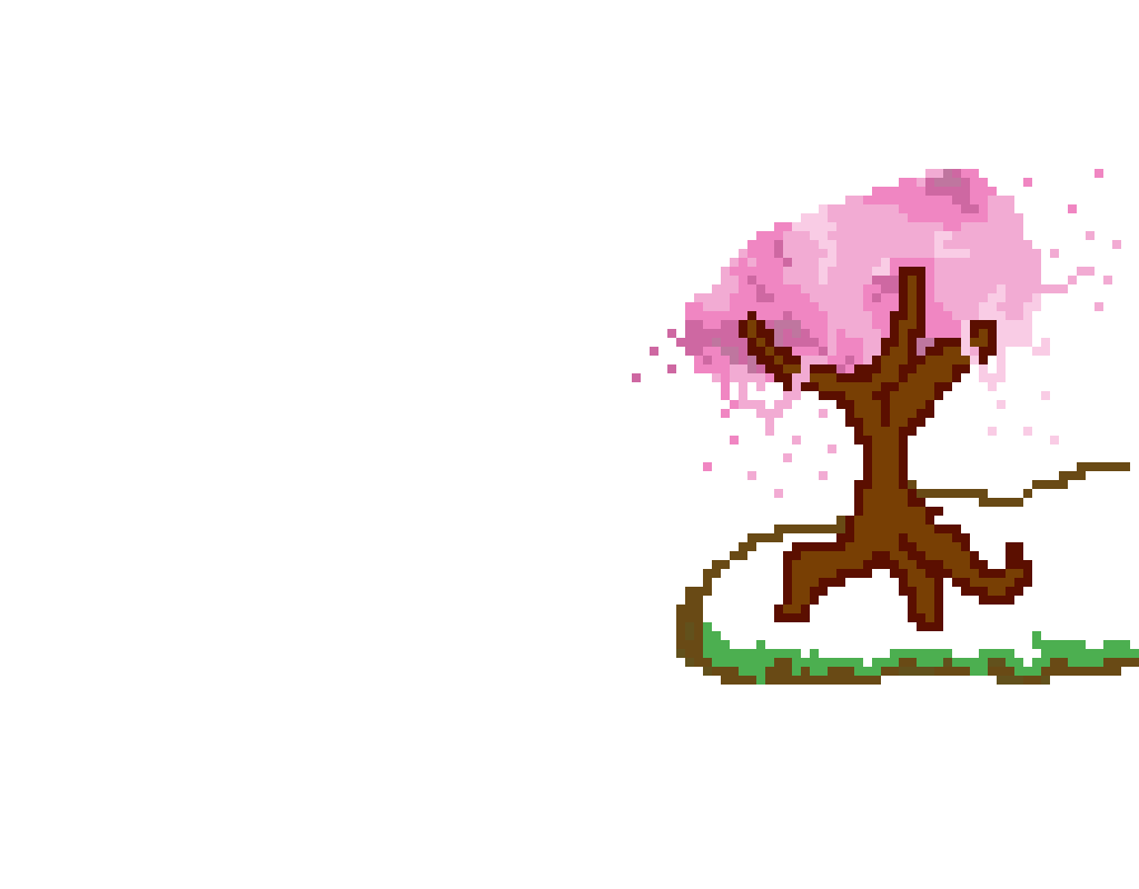 trying to learn how to do pixle art landscaping pt 1