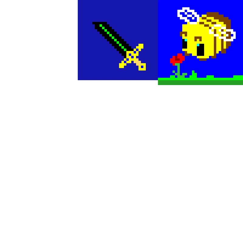 Dark Blade and Bee   (Add whatever you want to this pls)