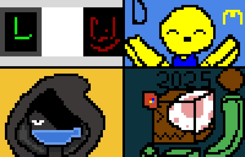 i drew ask animation strike75 dumn00b and kit the computer returns i hope u like it