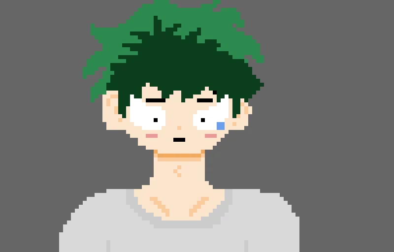 i drew izuku midoriya