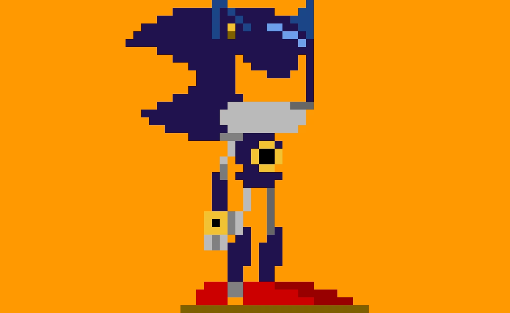 metal sonic sonic mk2 but metal