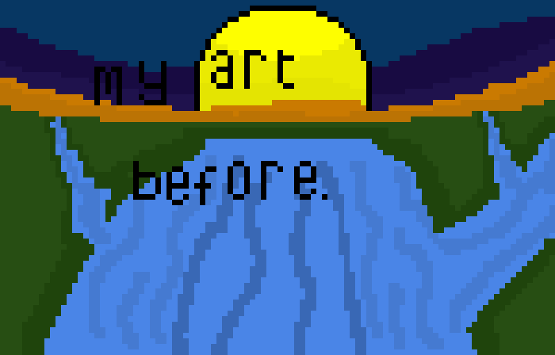 my art before and now contest