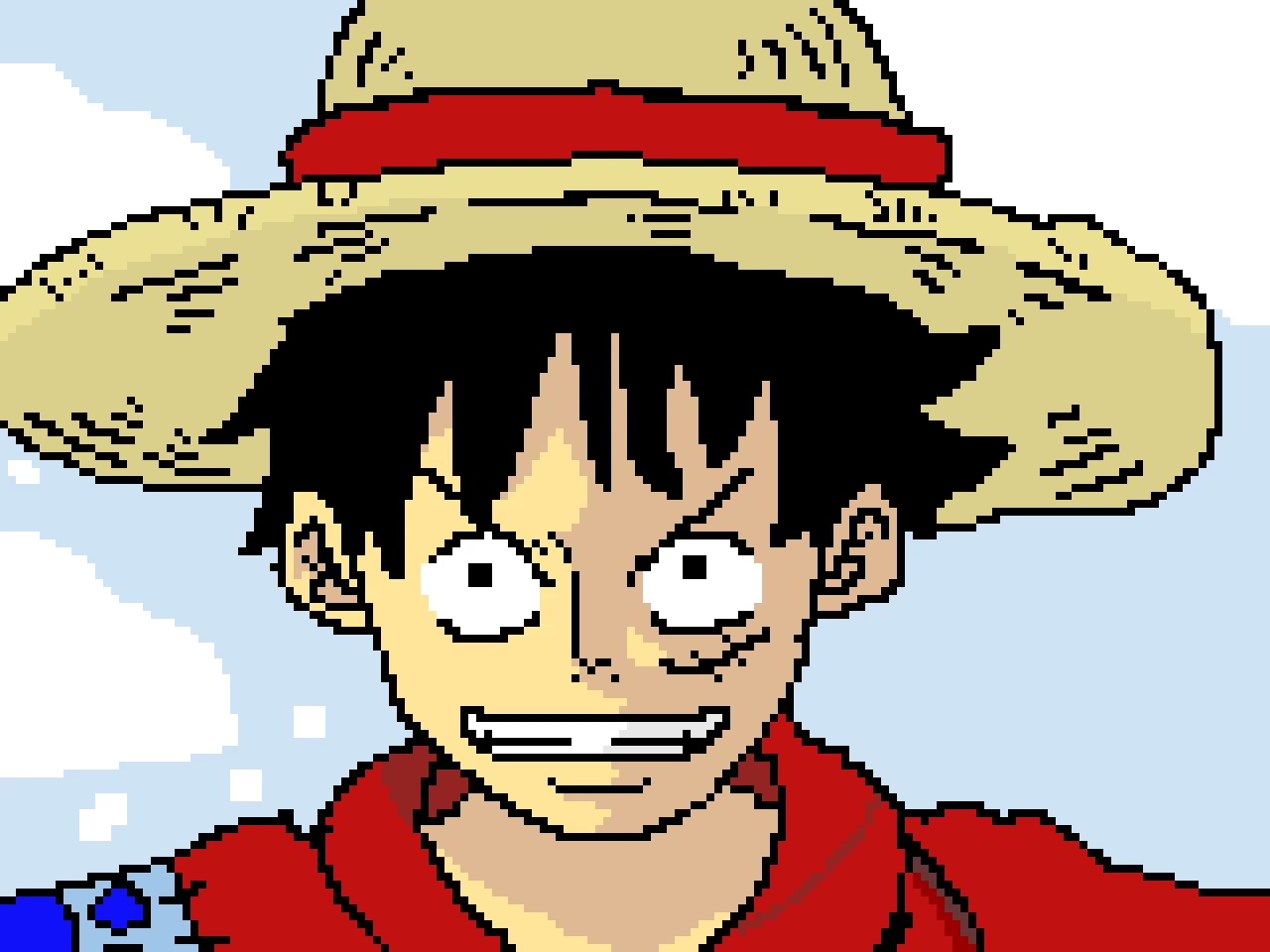 my attempt on sanji (I think the hat is too big)