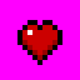pixle heart animated