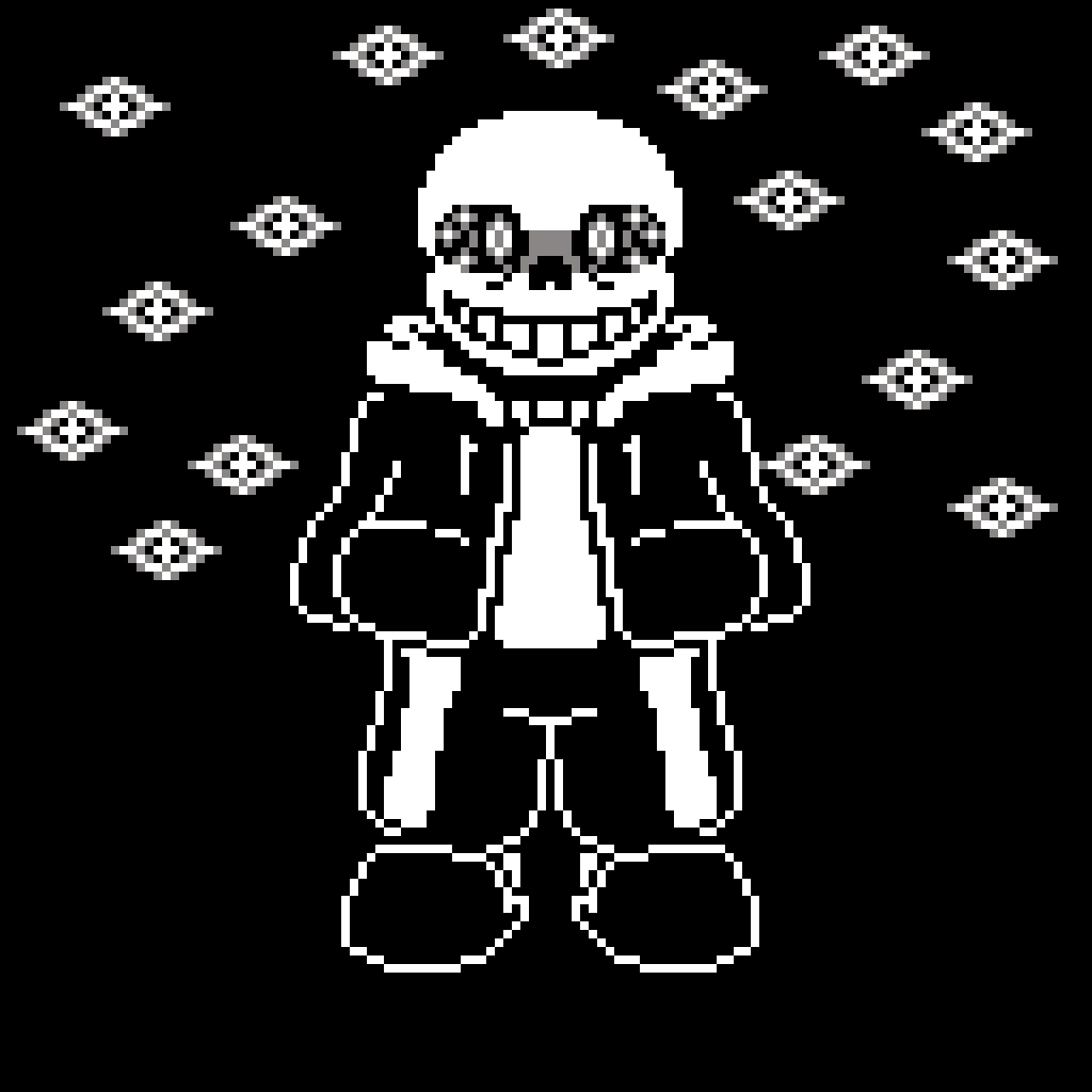 Sans the Skeleton, the One who Watches All (a gift for @snas) (credits to: @snas)
