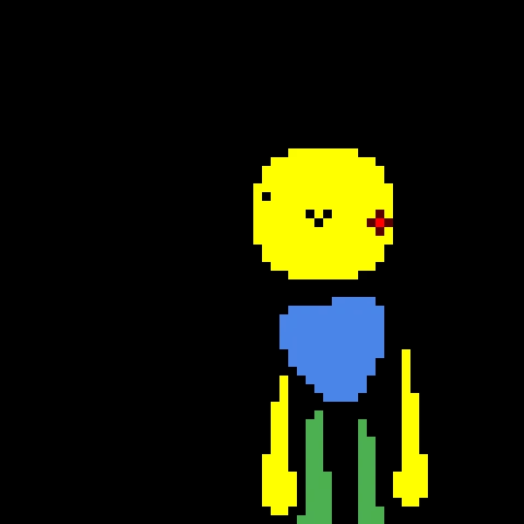turned him into that one dumb noob guy idk what with his eyes challenge by @Blue_blob5