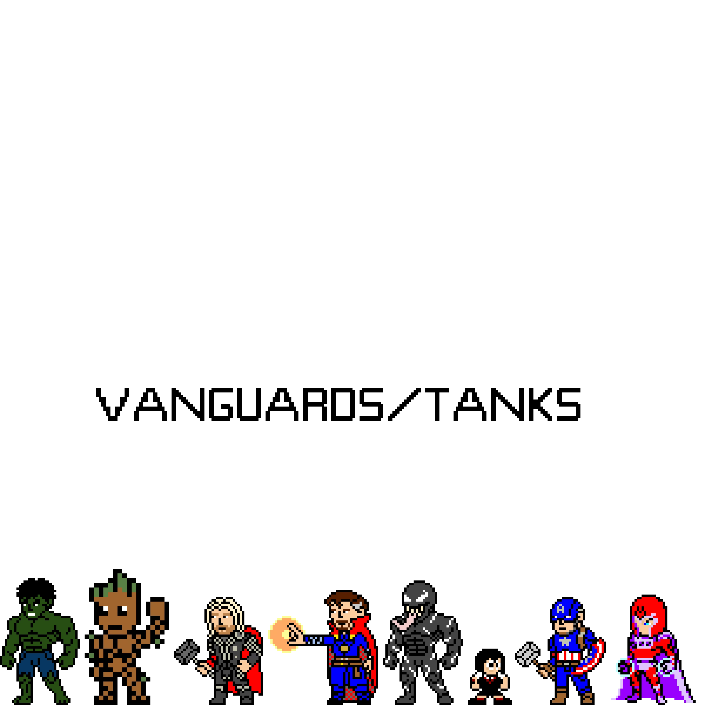 Vanguards/Tanks (Marvel Rivals)(part1)