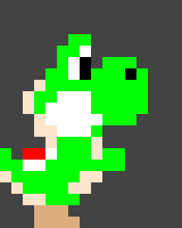 Yoshi!(challenge: draw Mario characters)