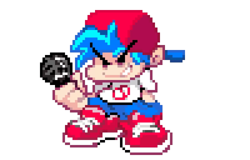 bf fnf remake i know i have a lot of fnf bf art i will use them in the future