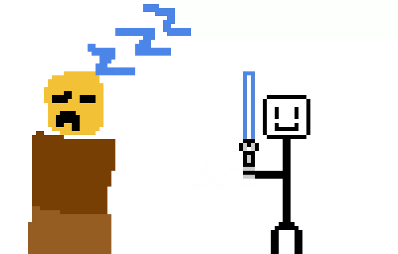 bob has lightsaber for marly challenge by we are f0rs4ken