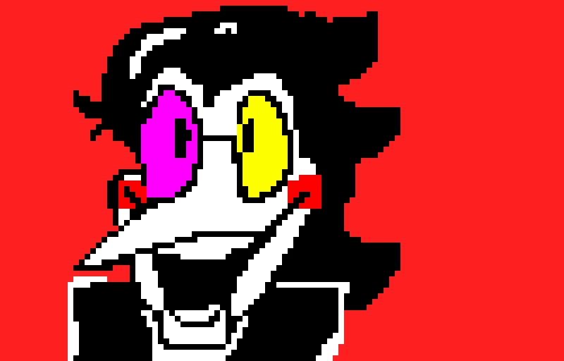 heres a bad looking spamton sorry I havent been on. maby weekend Ill be back