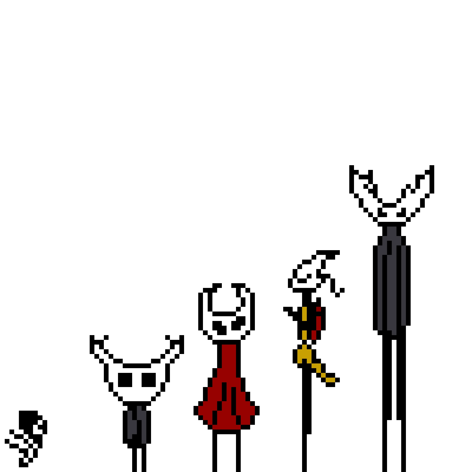 hollow knight height comparison i cant not draw shakra sideways