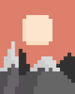 mobile series simple sunset