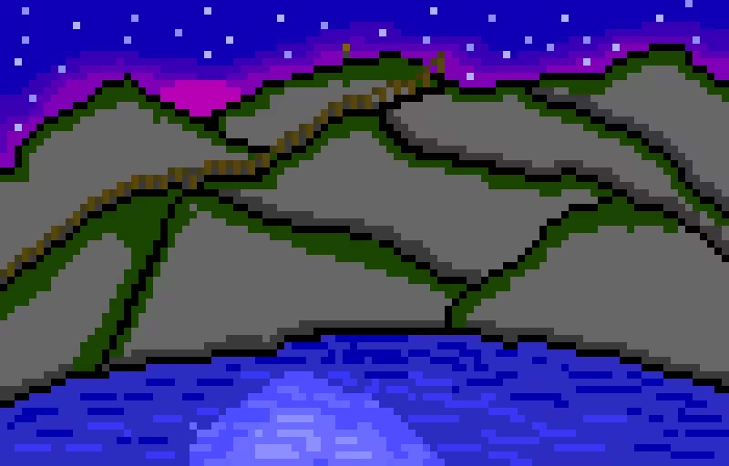 mountains surrounding a lake and trail leading up to the top with me