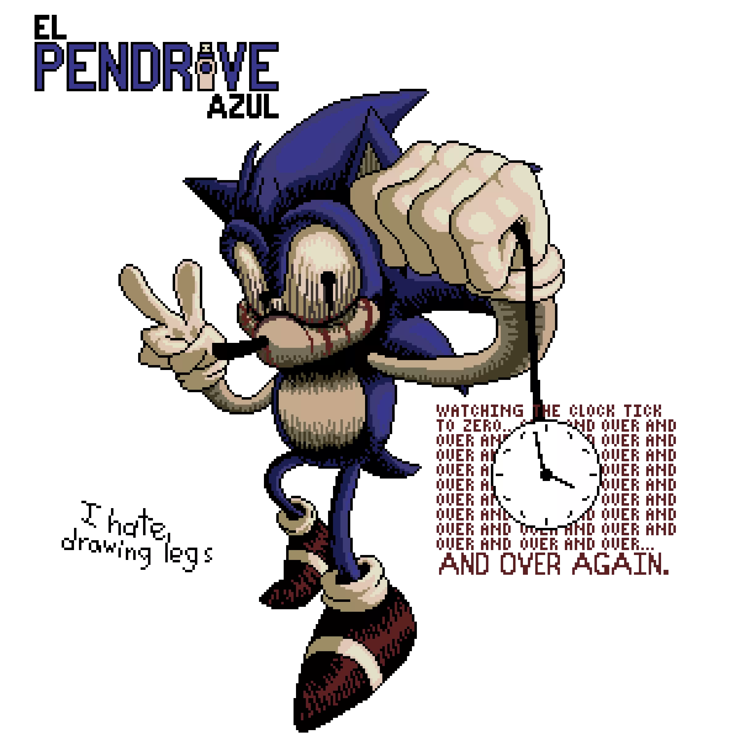 nothing and i mean nothing can stop me from making my art el pendrive azul the blue pendrive