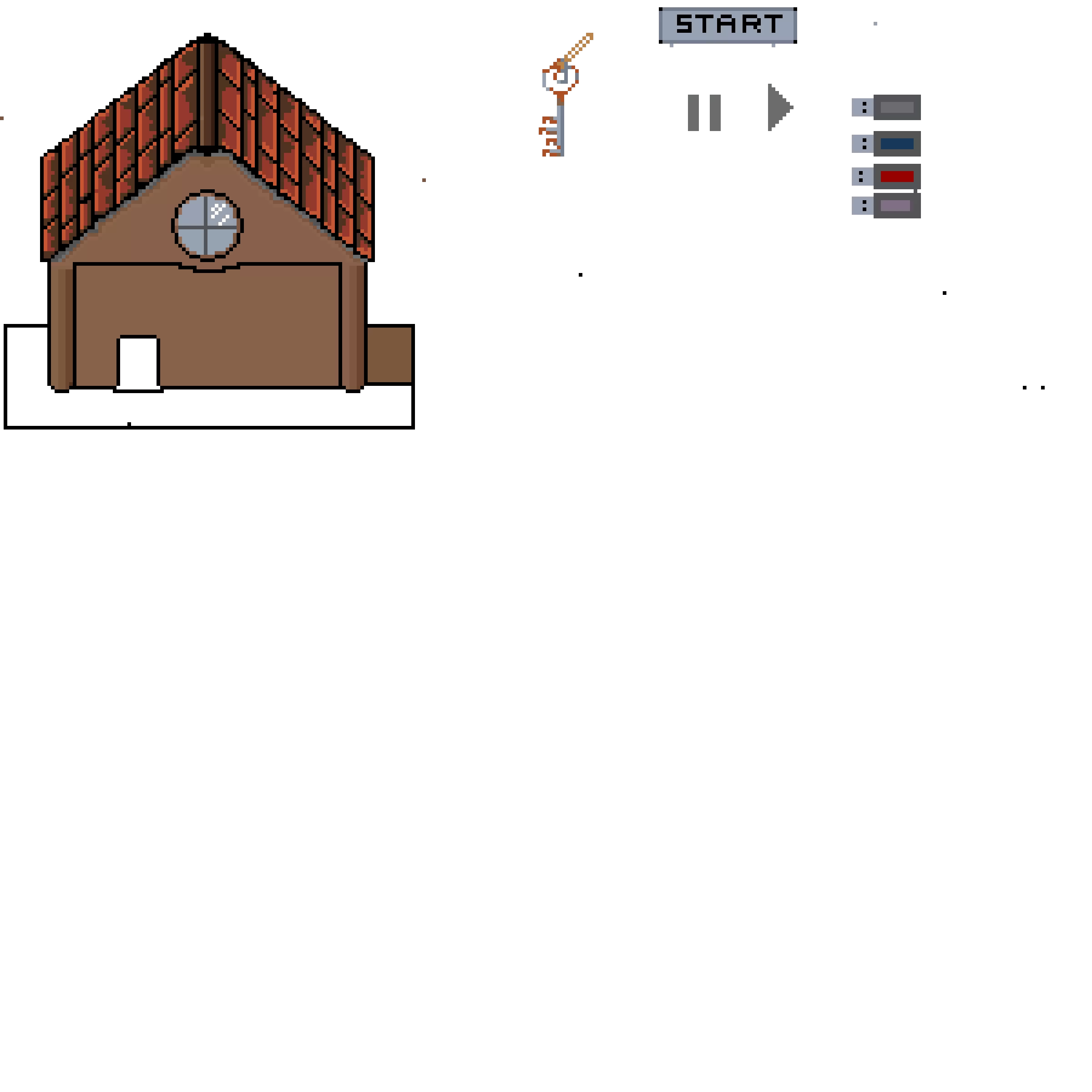 pixle art for home game