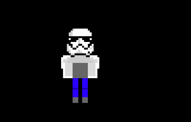 weird storm trooper with steve legs