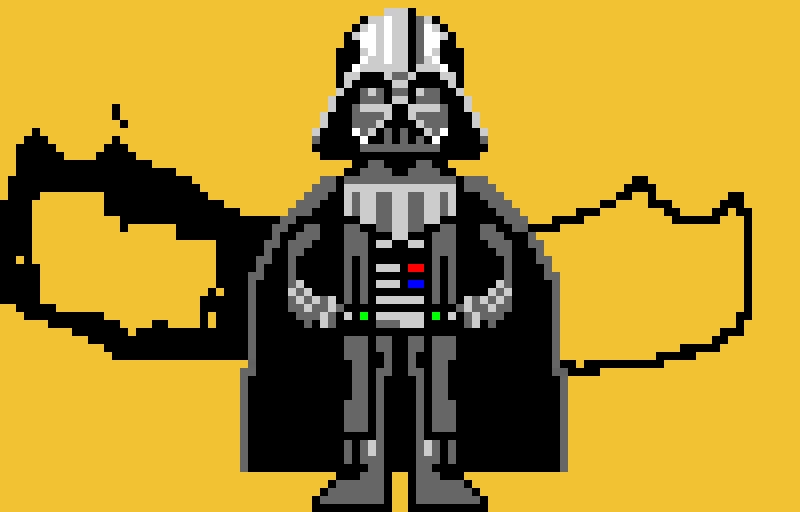 Half Finished Darth Vadar with wings