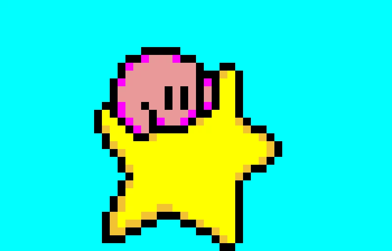 kirby warp star