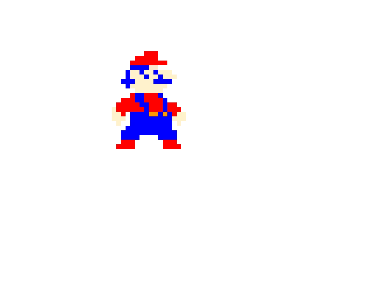 mario mario bros nes styled