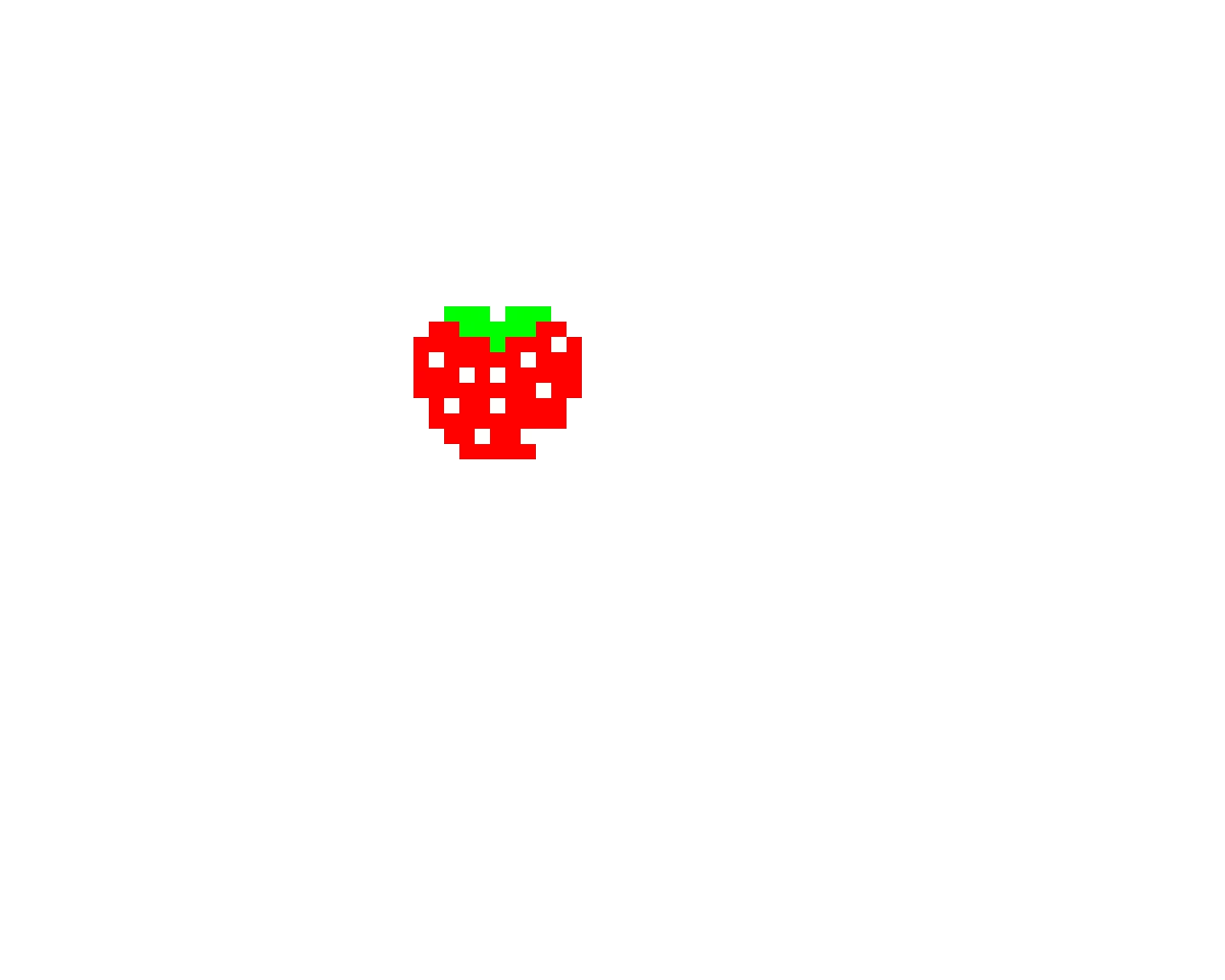 pac man strawberry