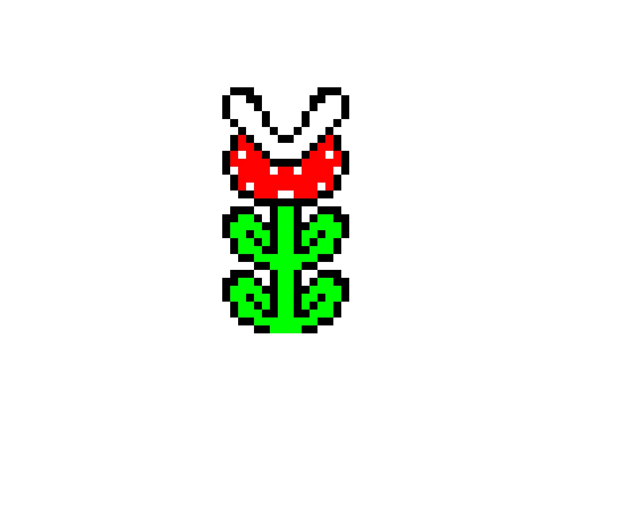 piranha plant smb3 styled