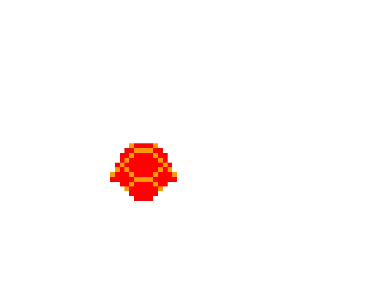 red koopa shell smb1 styled