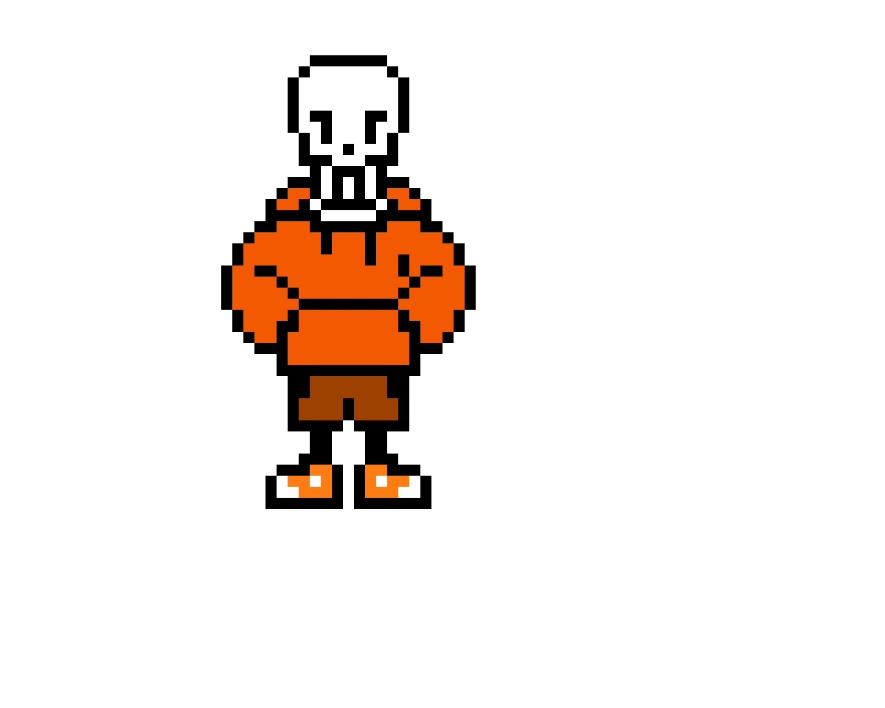 underswap papyrus more au pixel art