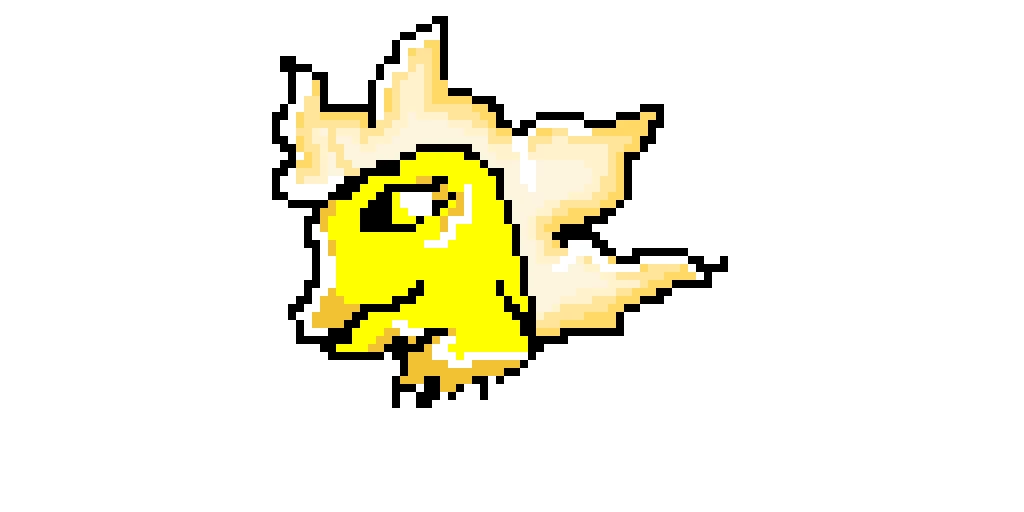 Yellow Dino Blinks or Winks