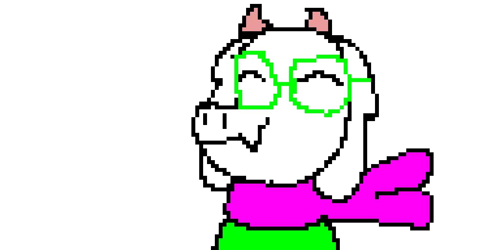 ralsei from deltarune at the end of the game lt 3 so cute