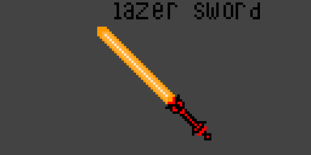 lazer sword inspired by mr dude