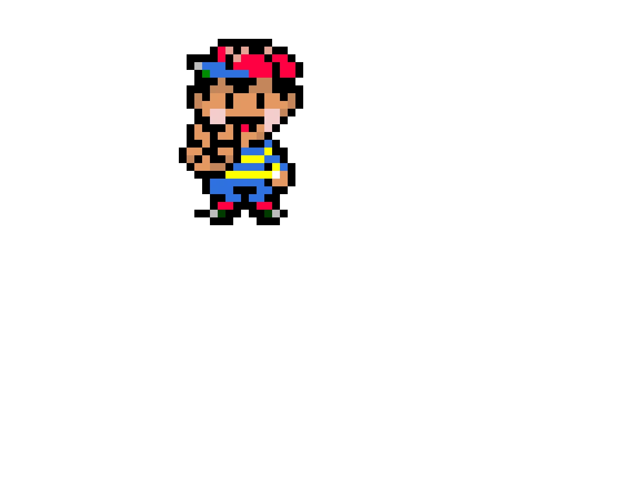 ness from earthbound might be wrong colors fix if u can