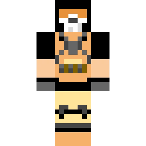 cod ghost minecraft skin