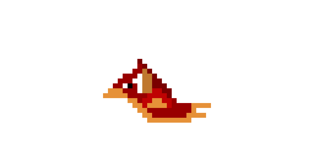 Pixilart - Pteranodon From Jumping Dinosaur Game by Anonymous