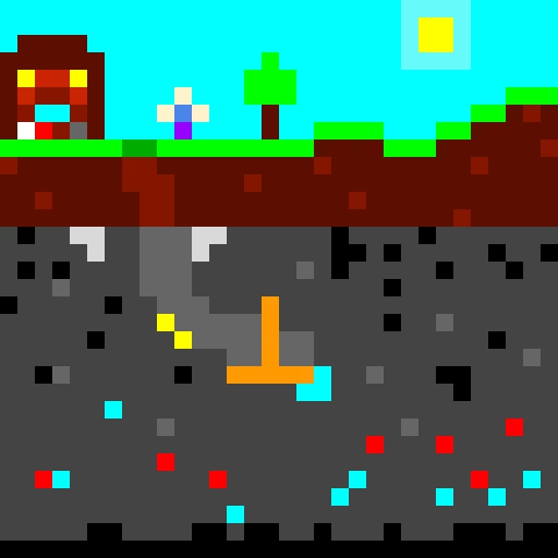 pixelcraft /day the yellow in the house is supost to be torches XD