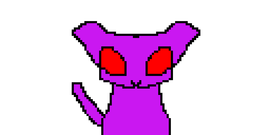 Purple Demon Cat