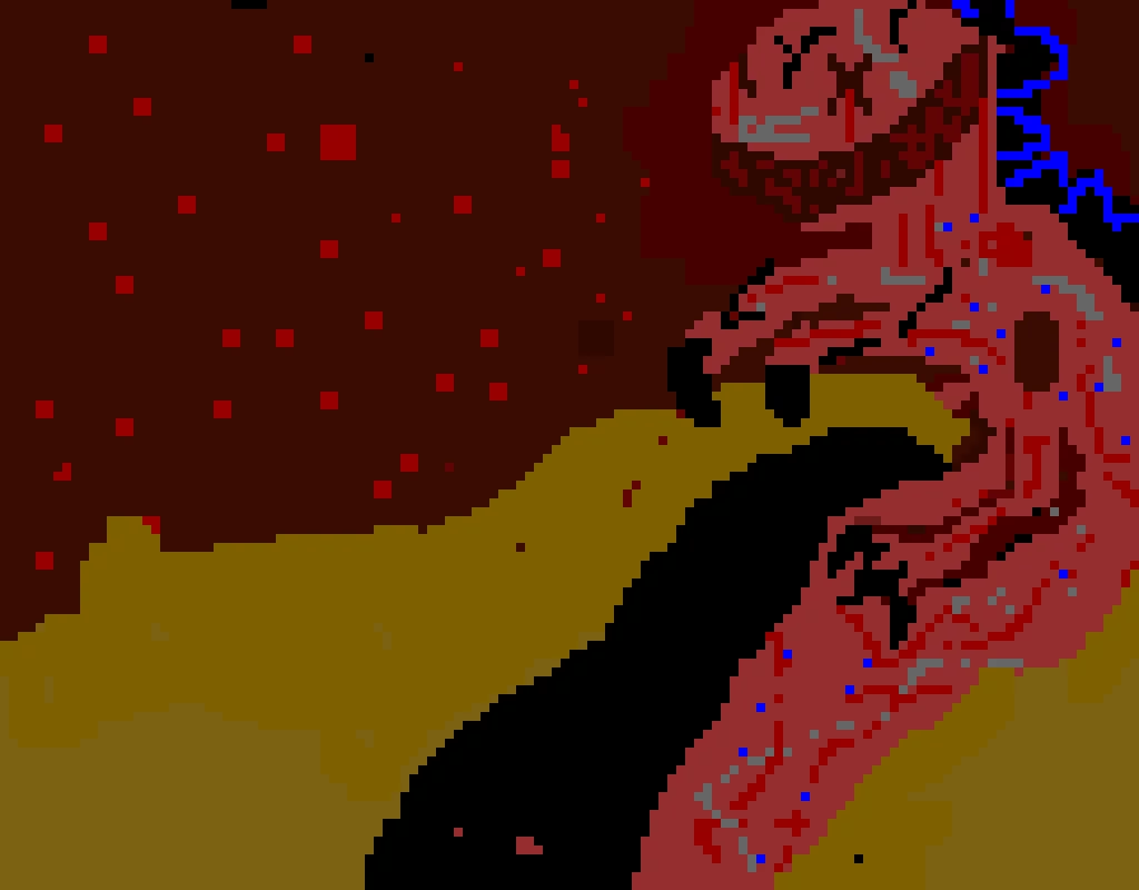 The monster in the hill that built the house on the hill