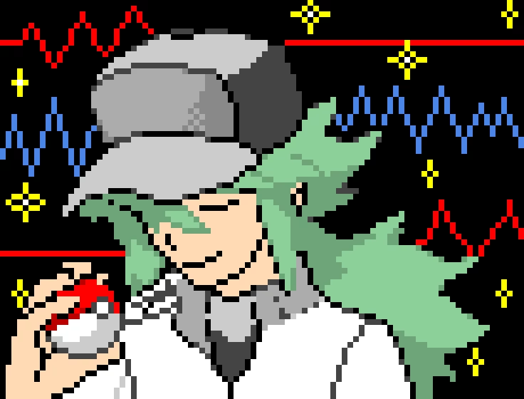 Trainer N, battle scene (complete)