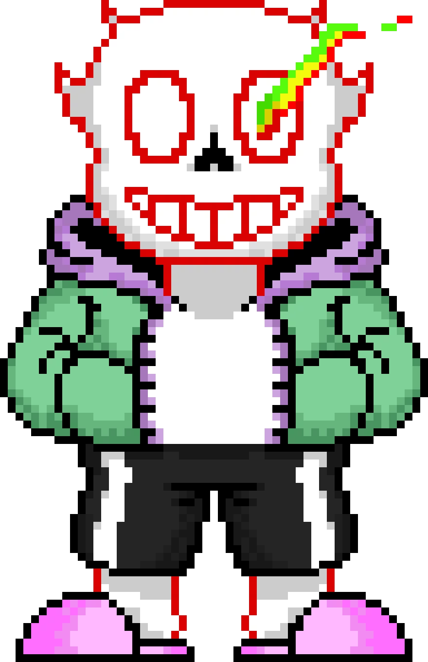cursed him sans