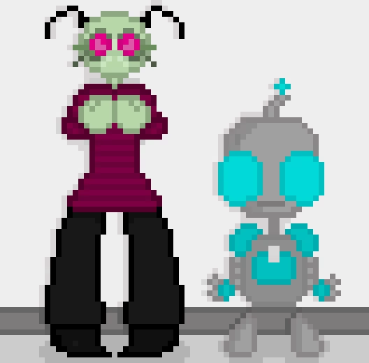 invader zim and gir