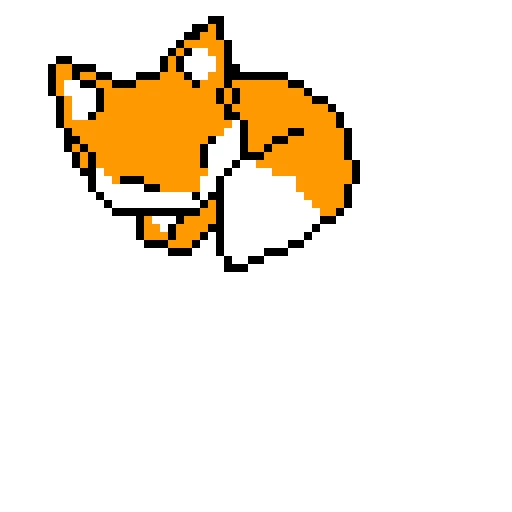sleeping fox