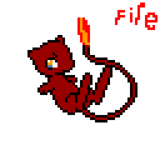 fire type mew (Pokemon)