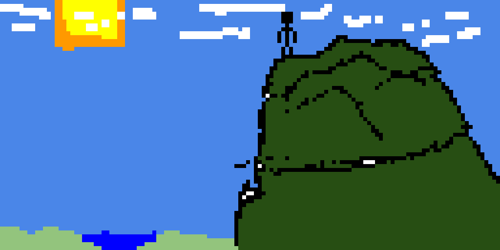 minecraft players when they see one blue pixel.