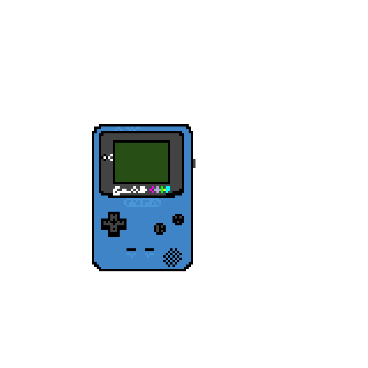 spinning game boy color i tried