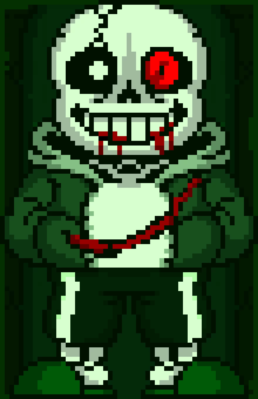LatexTale Sans at his full power, (AKA: his third phase) this took me forever-