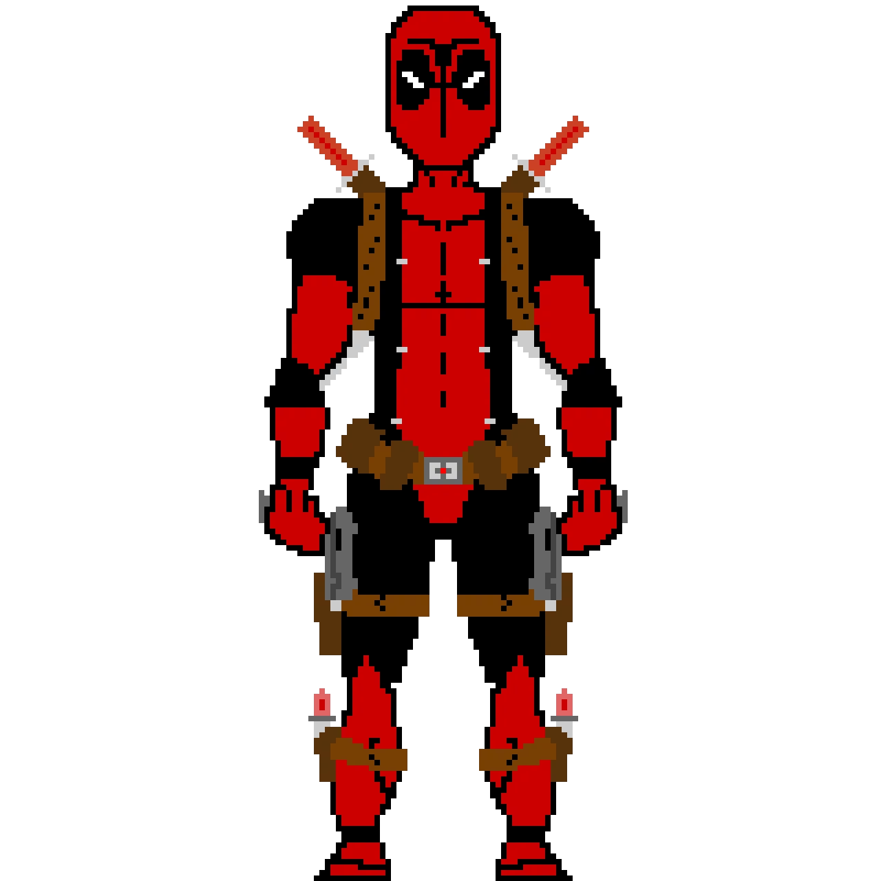 retro comic book deadpool credit to marvelmaster616 for body