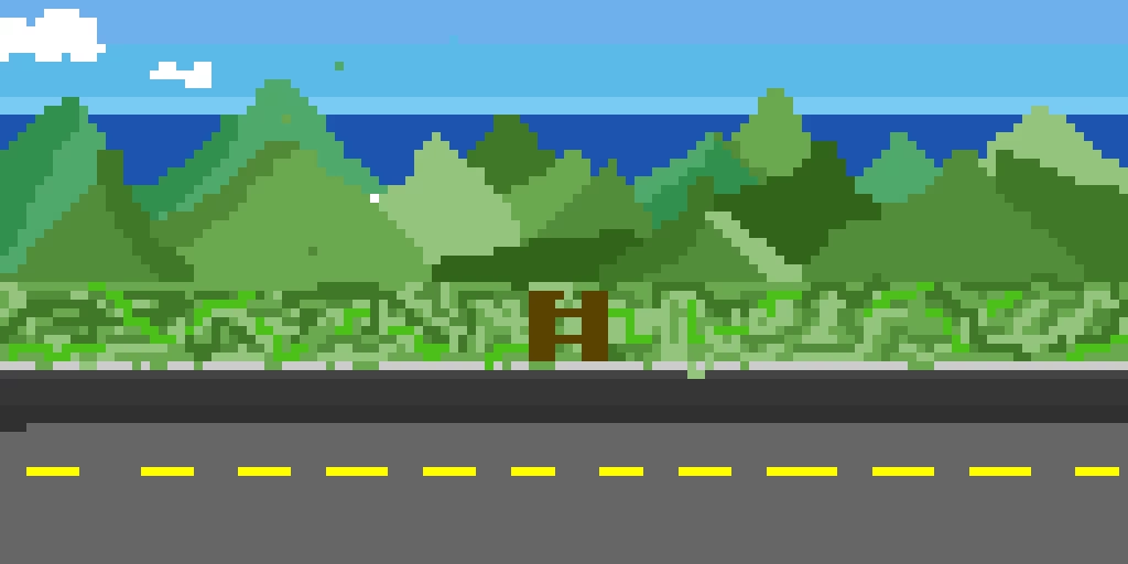 stardew valley background may finish the fence may add the bus as well as the tree