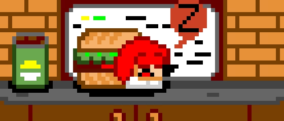 knuckles in a subway sandwich
