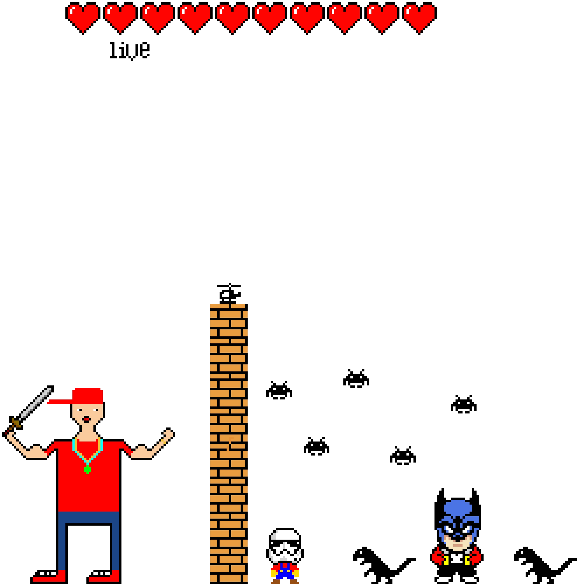 real life vs cartoon